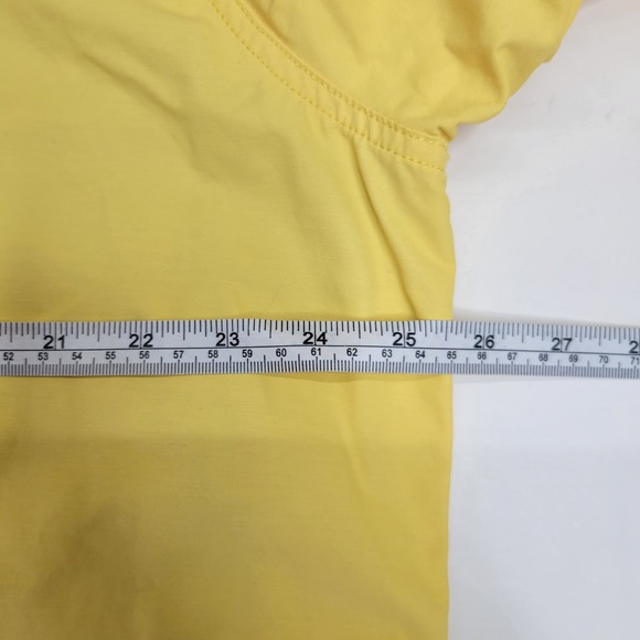 Eddie Bauer Yellow Hooded Anorak Rain Jacket Coat Women's XXL Lightweight - Picture 6 of 8